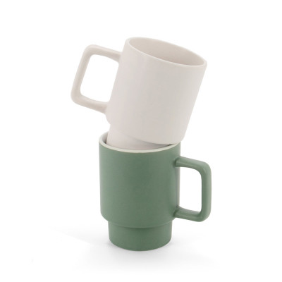 KUERTEN. Ceramic mug with matte finish, 330 mL